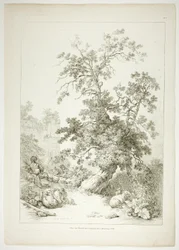 Planche six de 38 de Oeuvres de J. B. Huet