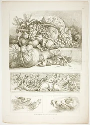 Planche trois de 38 de Oeuvres de J. B. Huet