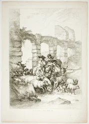 Planche douze de 38 des Œuvres de J. B. Huet