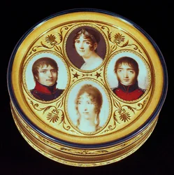 Bonbonnière avec portraits d