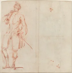 Un Acteur Comique Habillé en Gentilhomme [recto]