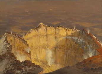 Cratère du Popocatépetl, 1833