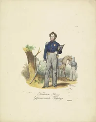 Capitaine retraité, 1820-1825