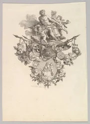 Vignette avec Héphaïstos et Putti, 1779