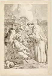 Saint Charles Borromée bénissant les pestiférés