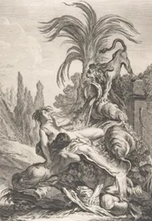 La Naïade effrayée, vers 1740