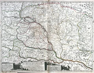 Carte du Royaume de Hongrie (Gravure)