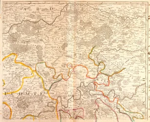 Carte du nord-est de l