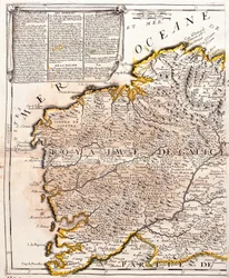 Carte du royaume de Galice (Espagne)
