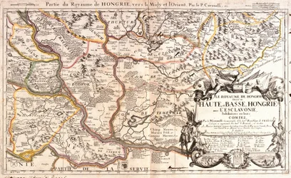 Carte de la partie orientale du Royaume de Hongrie