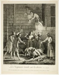 Histoires en bandes dessinées : Le pilleur tombe sur la chèvre