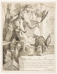 Quatre sujets de chasse, n° 1