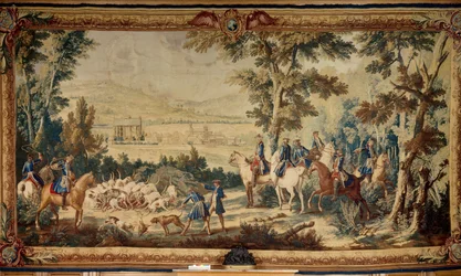 Chasse de Louis XV Tapisserie de Jean Baptiste Oudry