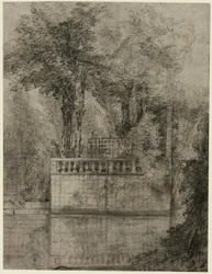 Treillis et Bassin Réfléchissant à Arcueil