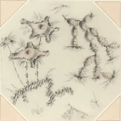 Fleurs de bambou et cactus