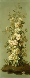 Panneaux décoratifs avec des fleurs