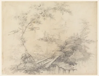 Dessin, fantaisie chinoise, vers 1780