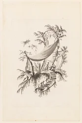 Figure sous tente, de "Recueil des Tentes Chinoises"