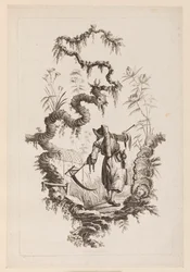 Figure avec faux sous une branche