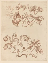 Brindilles de fleurs, de "Recueil de Différentes Fleurs de Fantaisie Dans le Goût Chinois"
