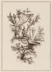 Planche 2, "Suite de douze Pêcheurs et Chasseurs"