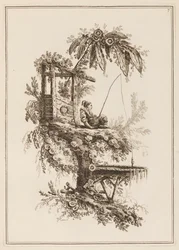Planche 7, "Suite de douze Pêcheurs et Chasseurs"