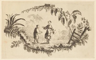 Planche, tirée de "Recueil de Plusieurs Jeux d