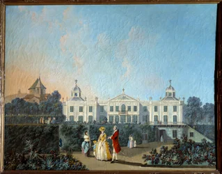 Vue des jardins de Benfica à Lisbonne