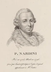Portrait du violoniste et compositeur Pietro Nardini 1722-1793
