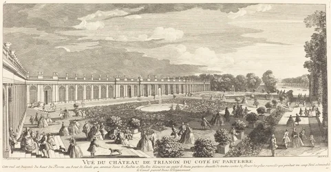 Vue du Château de Trianon du Côté du Parterre
