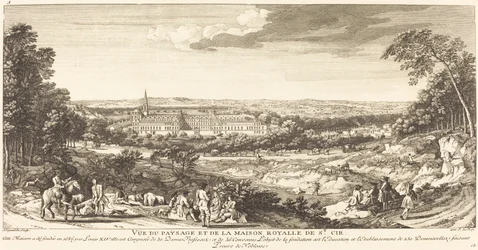 Vue du Paysage de la Maison Royale de Saint Cir