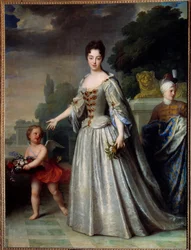 Portrait de Marie Adélaïde de Savoie, duchesse de Bourgogne dauphine de France