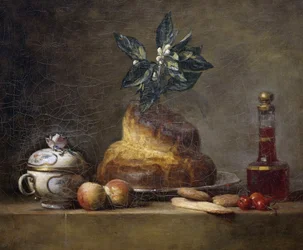 Nature morte avec brioche