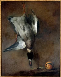 Le Canard mort, XVIIIe siècle, Gien, Musée de la Chasse