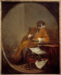 Le singe antique. Représentation d