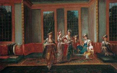 Femmes buvant du café