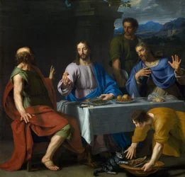 Le repas à Emmaüs