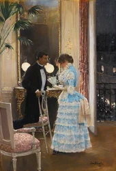 Une conversation, Collection privée