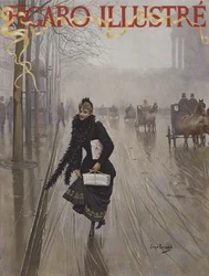 Couverture de Le Figaro Illustré, janvier 1891