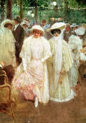 Les Jardins de Paris, ou Les Beautés de la Nuit, 1905 (détail)