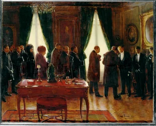 Le veuf (peinture sur toile)