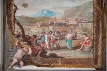 Bacchus, Lycurgue et Hermès Trismégiste