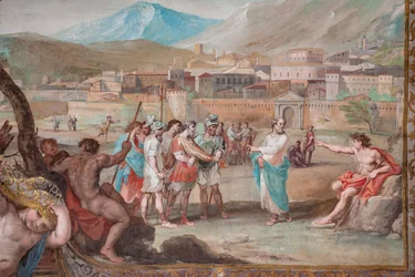 Bacchus, Lycurgue et Hermès Trismégiste