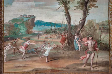 Lycurgue rendu fou par Bacchus