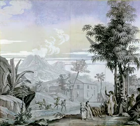 Départ pour une promenade, illustration de 