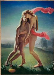 La mort de Hyacinthe (huile sur toile)
