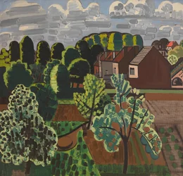 Paysage ensoleillé du Brabant