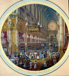 Le couronnement de Charles X à la Cathédrale de Reims, 28/05/1825