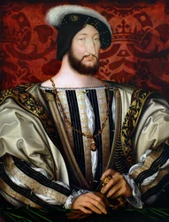 Portrait de François Ier 1494-1547, Roi de France, Duc de Bretagne, Comte de Provence, vers 1530