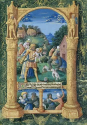 Ms Lat Q.v.I.126 f.36 Le massacre des Innocents, tiré du "Livre d